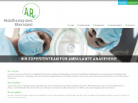 anaesthesiepraxis-rheinland.com Webseite Vorschau