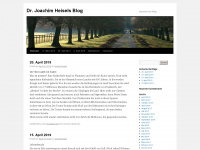 joachimheisel.wordpress.com Webseite Vorschau