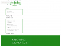 krechting-orthopaedie.de Webseite Vorschau