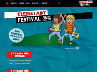 kleinstadtfestival.de Webseite Vorschau