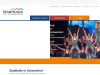 stadthalle-schweinfurt.de Webseite Vorschau