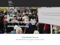 rettet-die-schönbergwiesen.de Webseite Vorschau