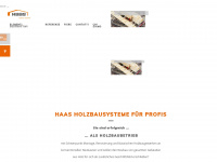haas-holzbausysteme.it Webseite Vorschau