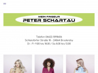 friseur-peter-schartau.de Webseite Vorschau