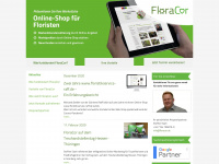 floracor.de Webseite Vorschau