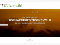 trockenwild.de Webseite Vorschau
