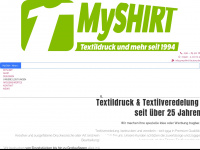 myshirt-nbg.de Webseite Vorschau