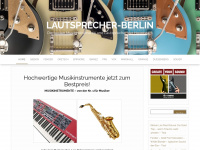 lautsprecher-berlin.com Webseite Vorschau