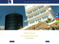 parkhotel-hall.com Webseite Vorschau