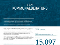 sn-kommunalberatung.de Webseite Vorschau