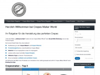 crepesmaker-world.de Webseite Vorschau