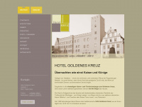 hotel-goldeneskreuz.com Webseite Vorschau