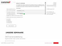 commax-akademie.de Webseite Vorschau