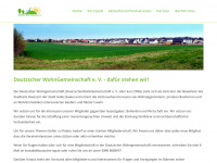 dautzscher-wg.de Webseite Vorschau