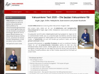 vakuumierer-testportal.de Webseite Vorschau