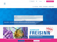 fdp-hirschthal.ch Webseite Vorschau
