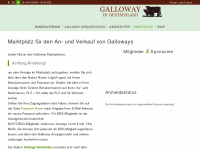 galloway-markt.de Webseite Vorschau