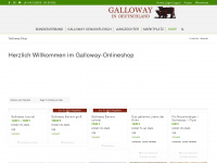 galloway-onlineshop.de Webseite Vorschau