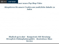 popshop.at Webseite Vorschau