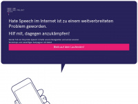 stophatespeech.ch Webseite Vorschau