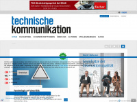 technischekommunikation.info Webseite Vorschau