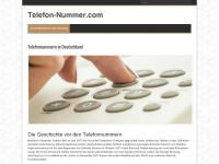 telefon-nummer.com Webseite Vorschau