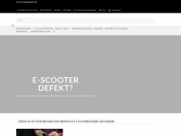 escooter-reparatur.de Webseite Vorschau