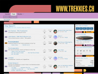 trekkies.ch Webseite Vorschau