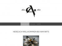 aim-arts.de Webseite Vorschau