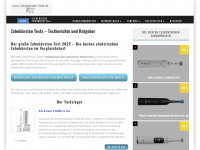 zahnbuersten-tests.de Webseite Vorschau
