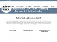 citygames-flensburg.de Webseite Vorschau