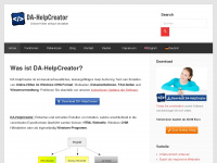 helpcreator.net Webseite Vorschau