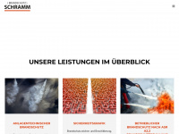 brandschutz-schramm.de Webseite Vorschau