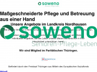 soweno.de Webseite Vorschau