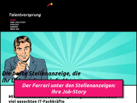 talentvorsprung.com Webseite Vorschau