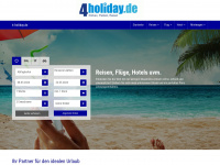 4-holiday.de Webseite Vorschau