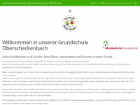 grundschule-oberscheckenbach.de Webseite Vorschau