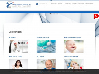 dental-clinic.ch Webseite Vorschau