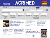 acrimed.org Webseite Vorschau