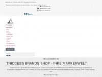 triccess-brands-shop.de Webseite Vorschau