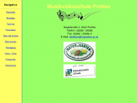 vsprottes.ac.at Webseite Vorschau