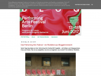 performingarts-festival.blogspot.com Webseite Vorschau