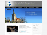 kirche-tiefthal.de Webseite Vorschau