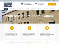hostel-guben.de Webseite Vorschau