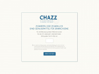 chazz-cigarros.de Webseite Vorschau