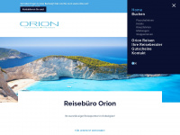 orion-reisen.be Webseite Vorschau