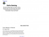 duks-gaming.com Webseite Vorschau