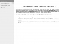 sensitivitaet.info Webseite Vorschau