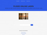 plissee-online-laden.de Webseite Vorschau