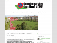 quartierparking-landhof-nein.ch Webseite Vorschau